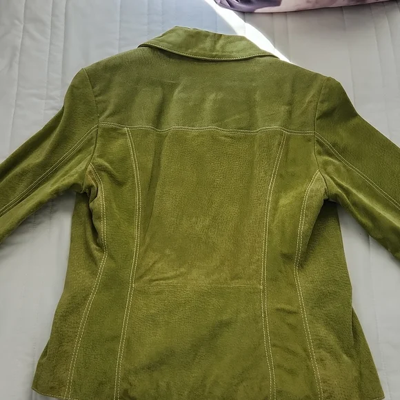 Wilsons leather maxima jacket Size S Color lime green - Picture 2 of 10